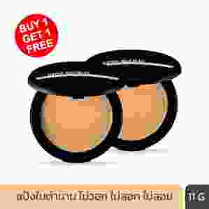 [1แถม1]GINO MCCRAY THE PROFESSIONAL MAKE UP POWDER FOUNDATION SPF 15 PA++ (11 G) จีโน่ แม็คเครย์ เดอะ โปรเฟสชั่นนอล เมคอัพ พาวเดอร์ ฟาวน์เดชั่น เอสพีเอฟ 15 พีเอ++